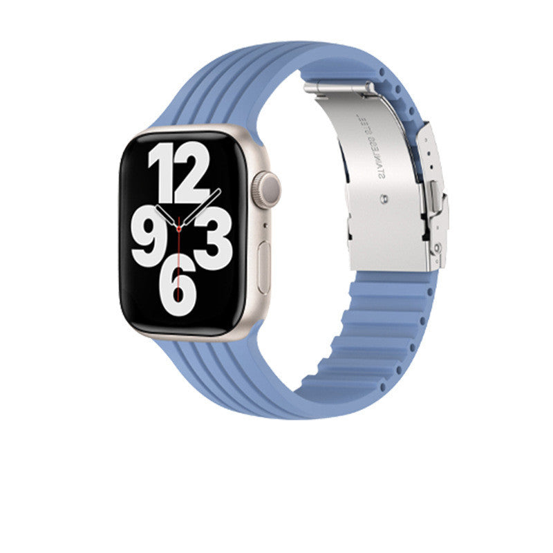 Silicone Stripe Strap for Apple Watch