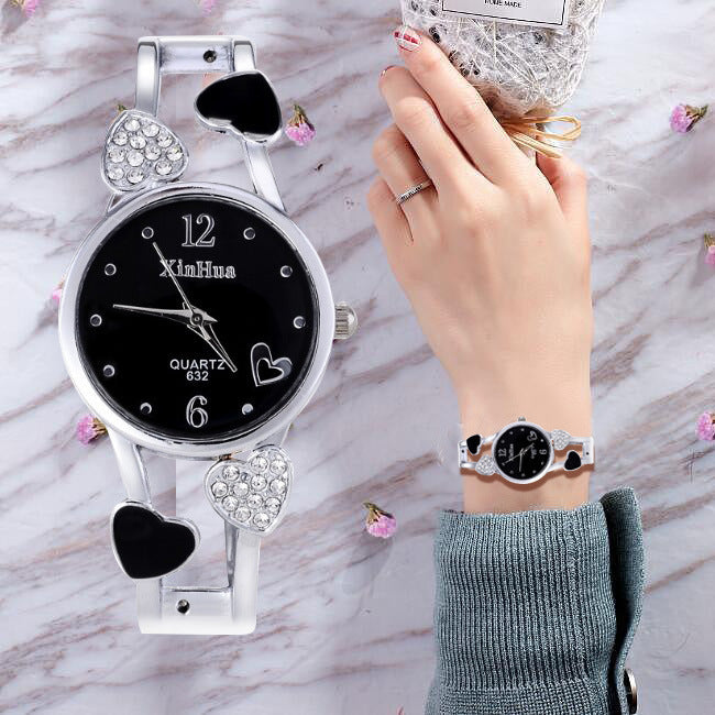 Elegant Women's Diamond Quartz Watch