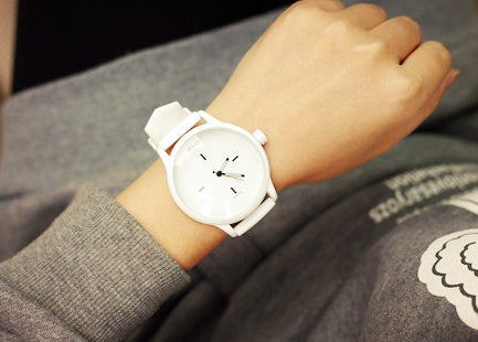 Dynamic Silicone Band Quartz Couple Watch