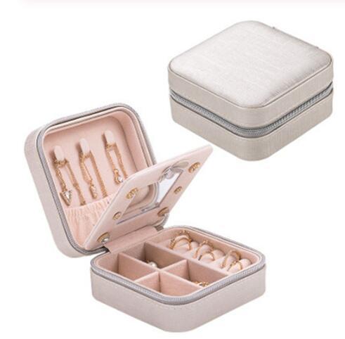 Portable Travel Jewelry and Cosmetic Storage Box