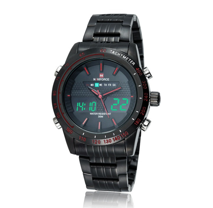 Kairos: Naviforce Men's Dual Movement Sport Watch