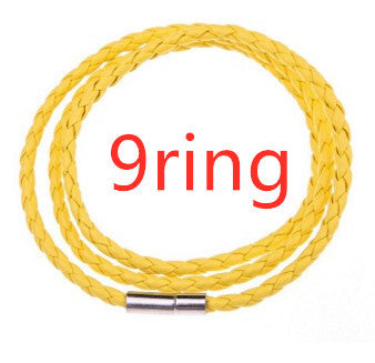 Personalized Braided Leather Name Bracelet for Men