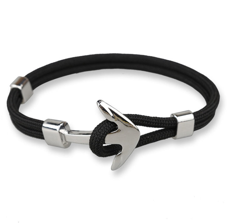 Nautical Anchor Braided Bracelet