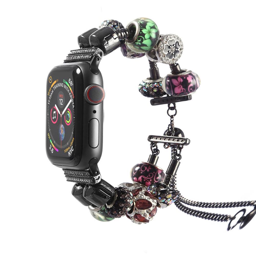 DIY Charm Apple Watch Band - Adjustable Handmade Jewelry Watchband
