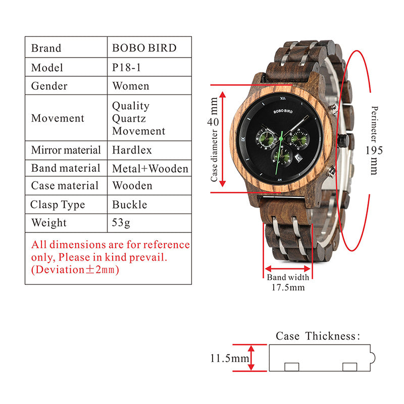 P18 Wooden Watch for Men