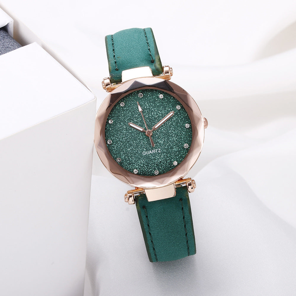Timeless Elegance: Starry Sky Women's Wrist Watch