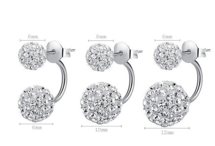 Dazzling Rhinestone Stud Earrings