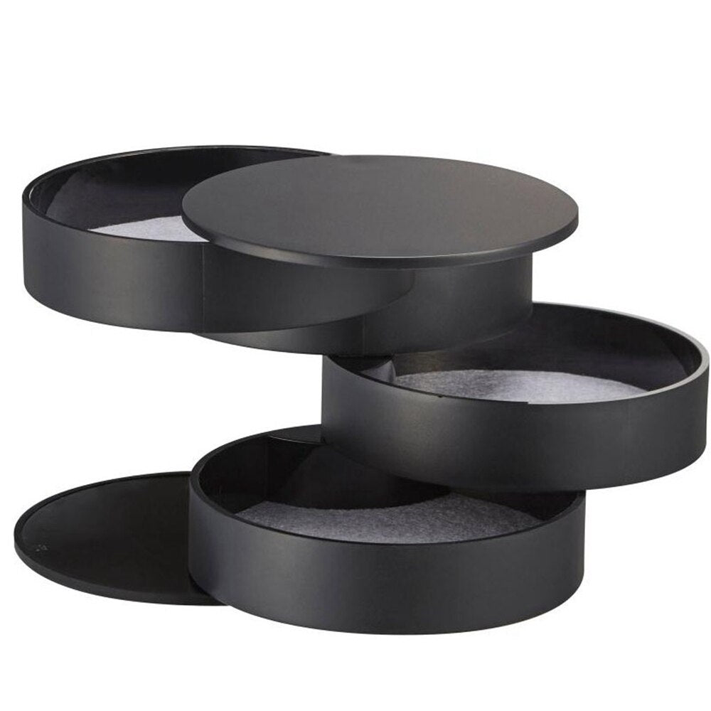 Rotational Jewelry and Cosmetic Storage Box