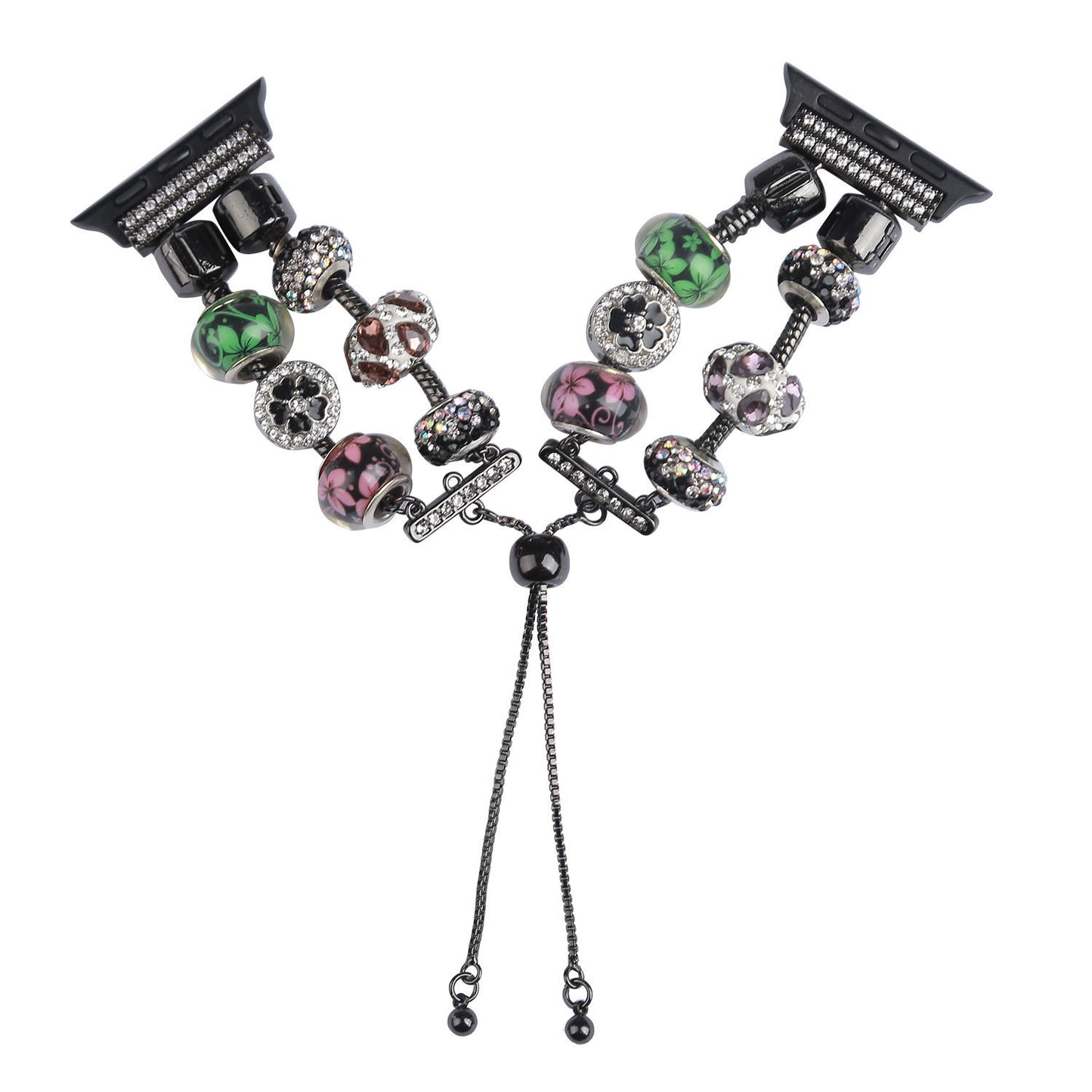DIY Charm Apple Watch Band - Adjustable Handmade Jewelry Watchband