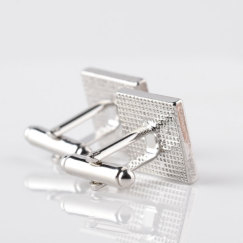 Engraved "Buy Low Sell High" Business Cufflinks