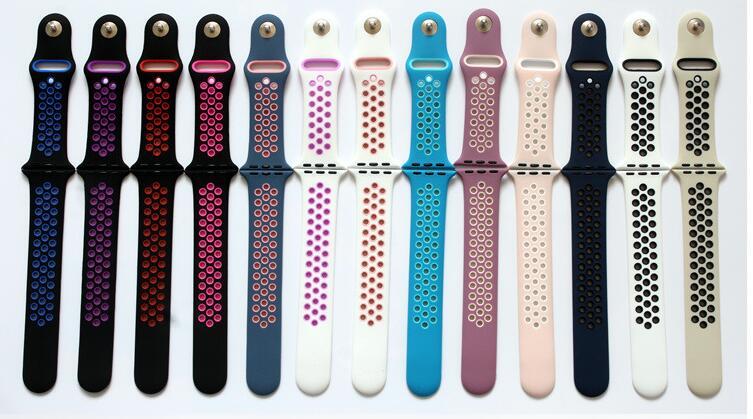 Versatile Sports Watch Silicone Strap