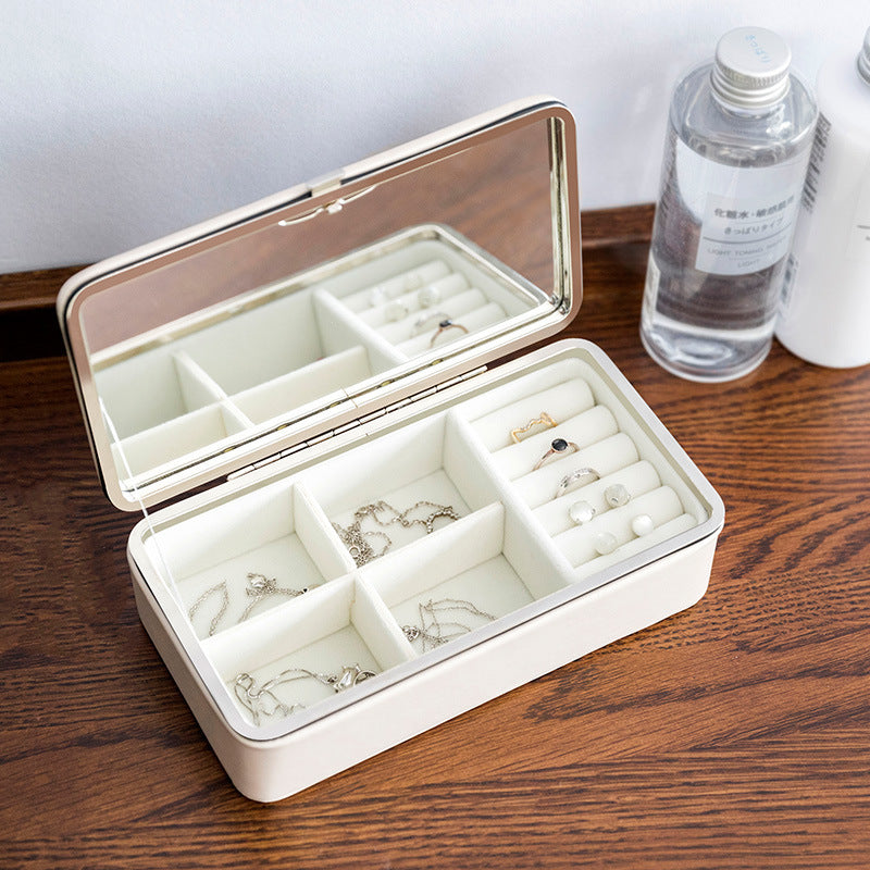 Portable PU Jewelry Storage Box