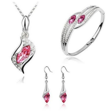 Angel Elf Crystal Three-Piece Jewelry Set