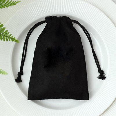 Flannel Drawstring Storage Bag