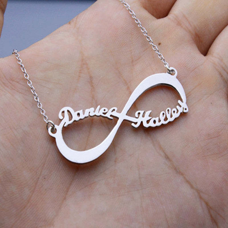 Custom Infinity Name Necklace