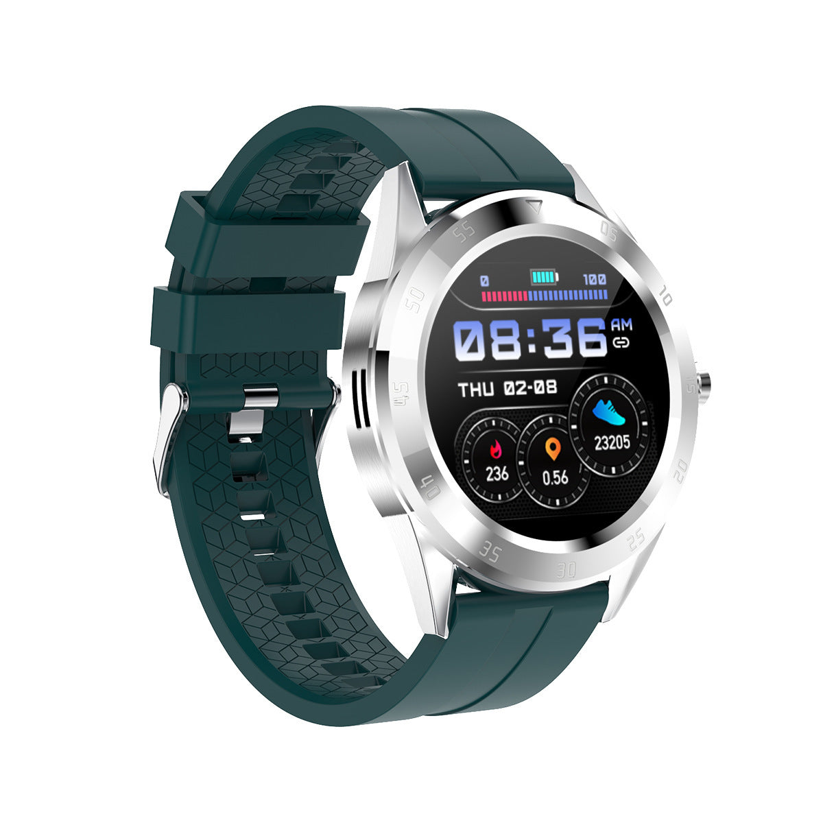 Smart Pedometer and Information Reminder Watch