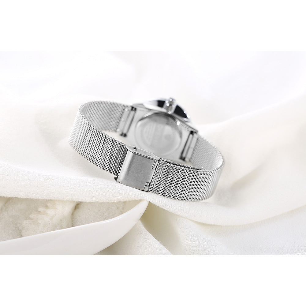 Ultra-Thin Mesh Stainless Steel Quartz Watch