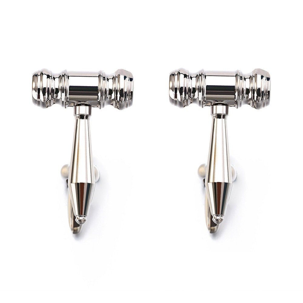Men's Hammer Stainless Steel French Cufflinks
