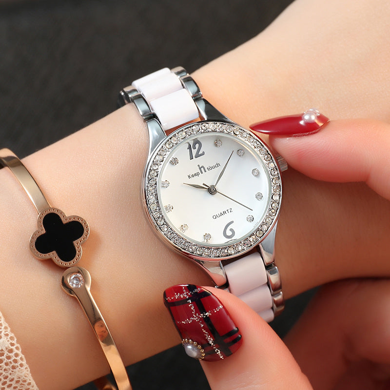 Women's Luxury Diamond-Accent Quartz Watch