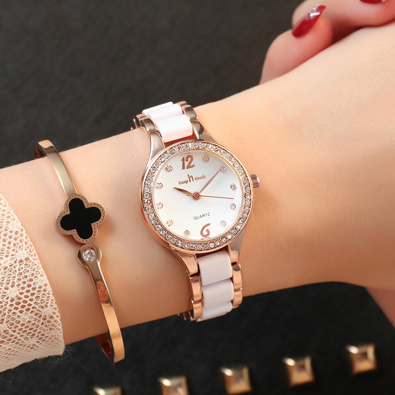 Women's Luxury Diamond-Accent Quartz Watch