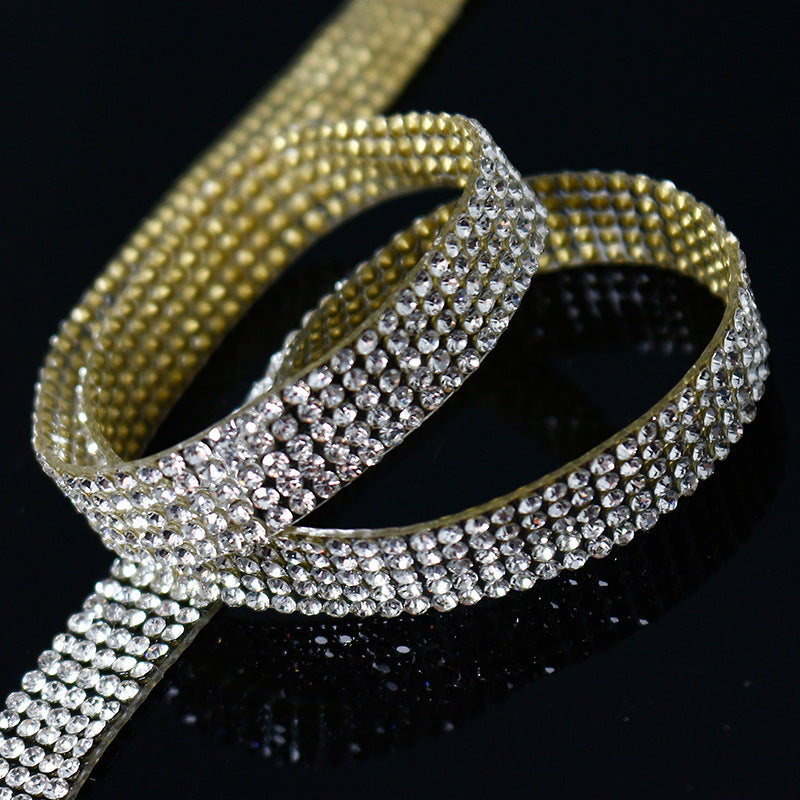 Sparkling DIY Rhinestone Decorative Strips