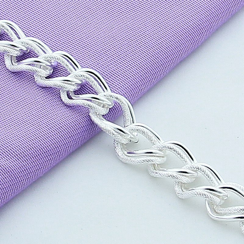 Classic Silver-Plated Alloy Bracelet