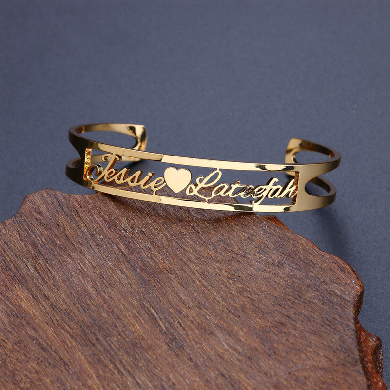DIY Custom Stainless Steel Heart Bracelet