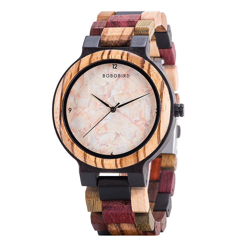 Unisex Natural Wood Quartz Watch