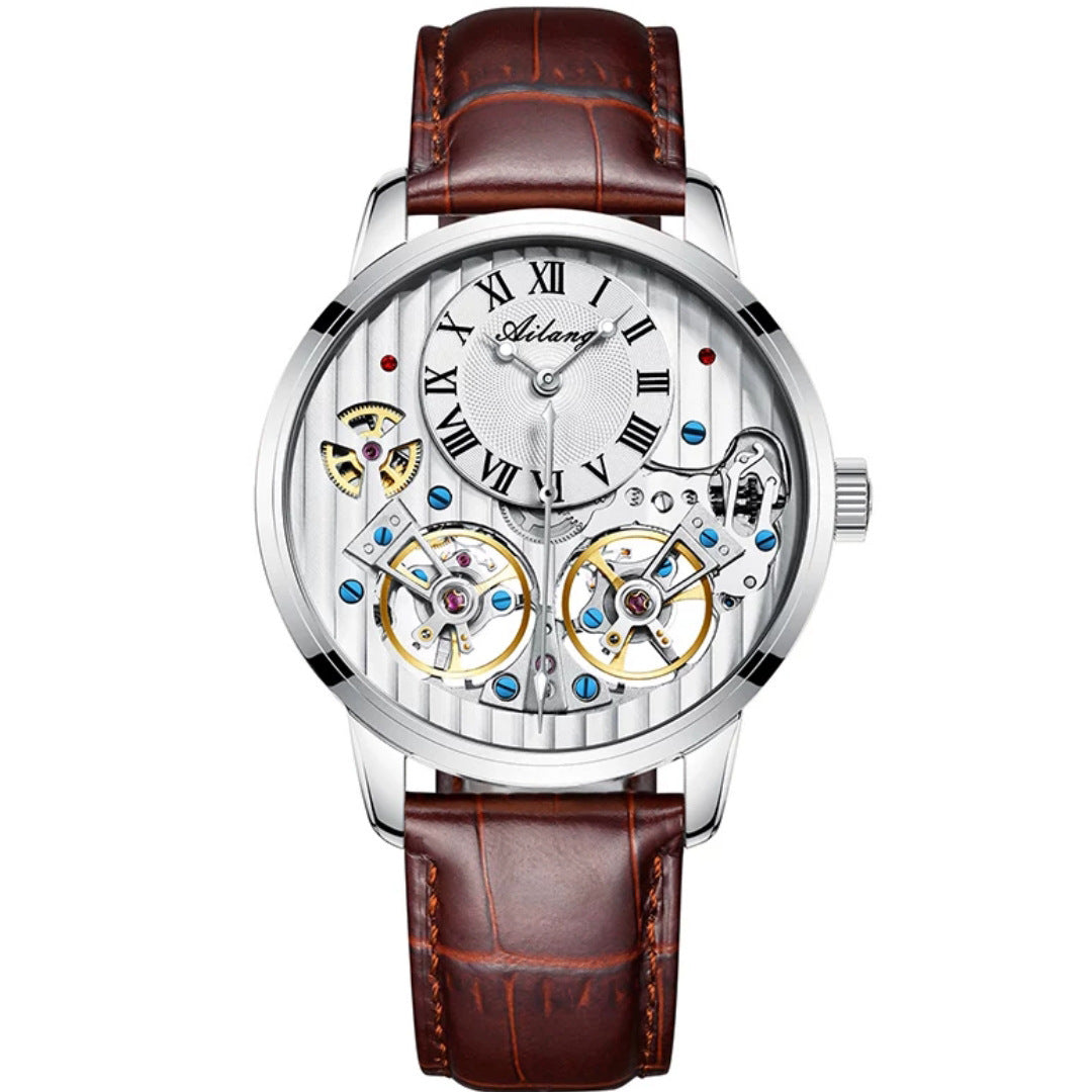 Men's Double Tourbillon Automatic Mechanical Business Watch