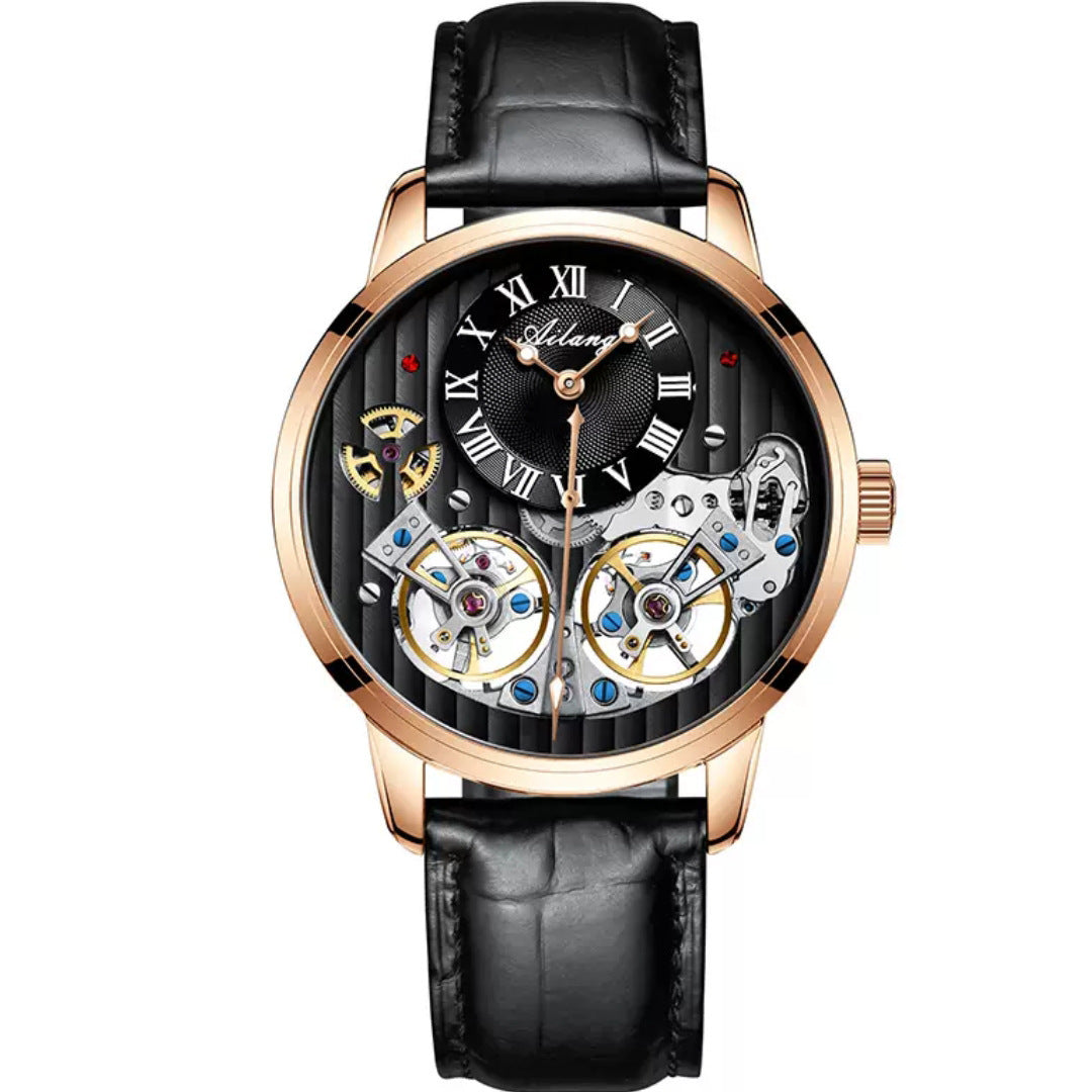 Men's Double Tourbillon Automatic Mechanical Business Watch