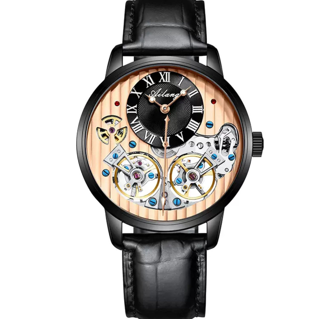 Men's Double Tourbillon Automatic Mechanical Business Watch