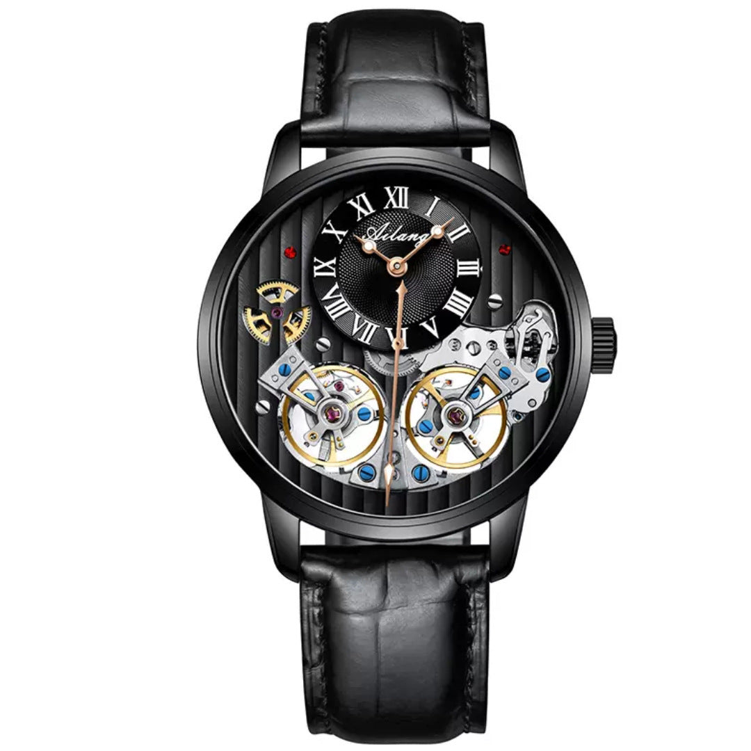 Men's Double Tourbillon Automatic Mechanical Business Watch