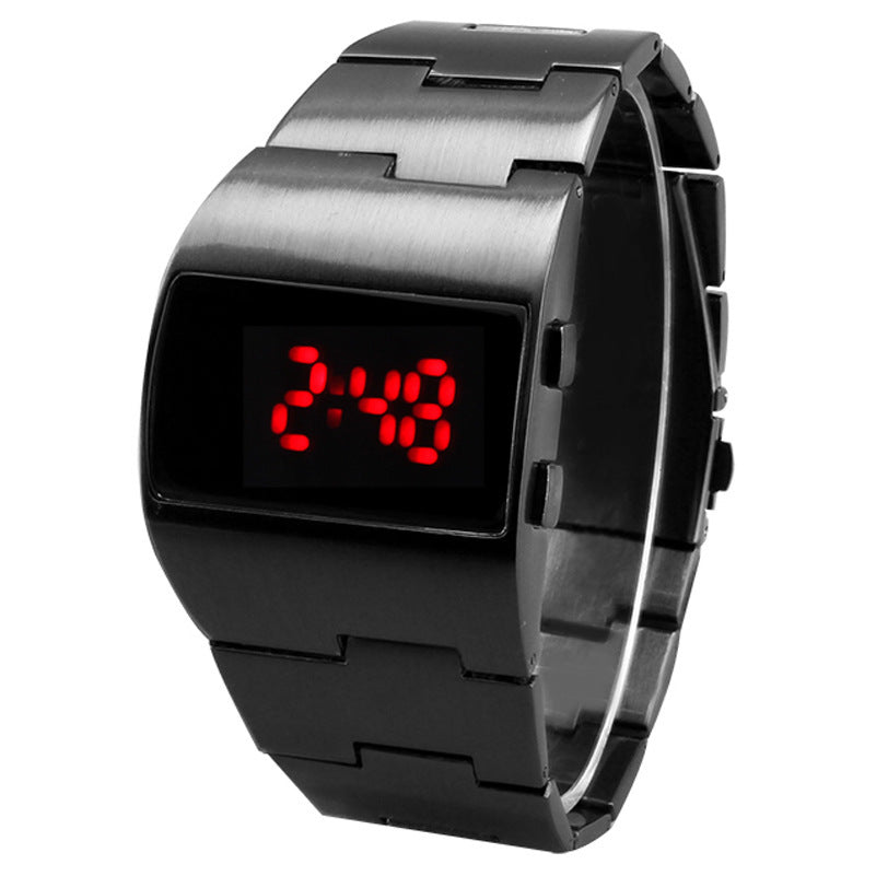 Iron Man TADA Men's LED Electronic Watch: Square & Casual