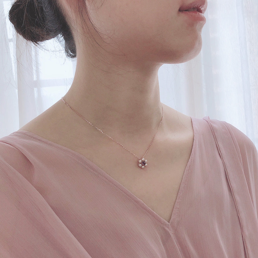 Amethyst Plum Blossom Jewelry Set