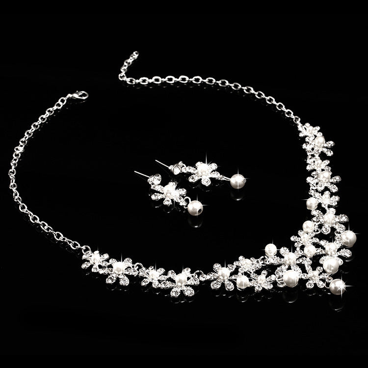 Stylish Silver Alloy Bridal Crown