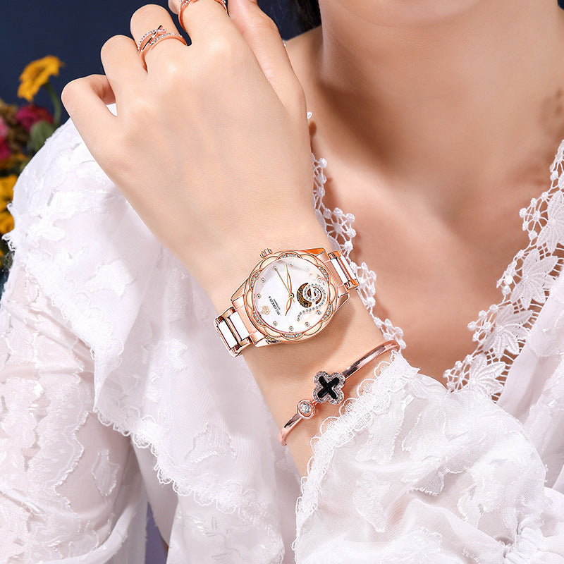 Luxury Ceramic Mechanical Watch for Women