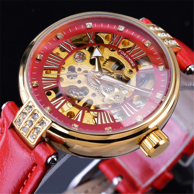 Ladies' Automatic Mechanical Watch with Luminous Display