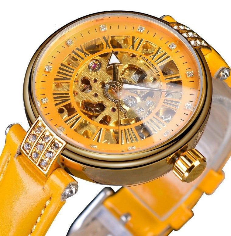 Ladies' Automatic Mechanical Watch with Luminous Display