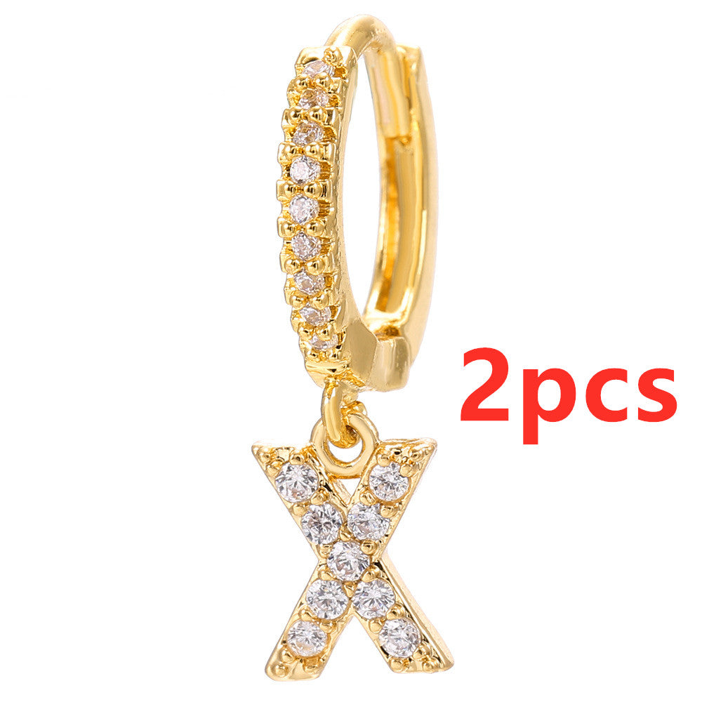 26 Letter Earrings Jewelry