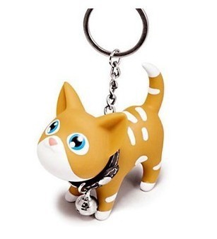 Cute Meow Doll Keyring: Kate Cat Couple Keychain