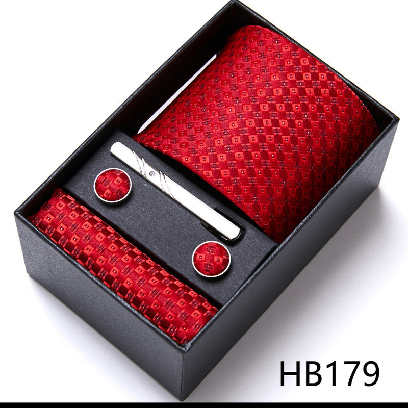 Men's Six-Piece Business Formal Wedding Tie Gift Set