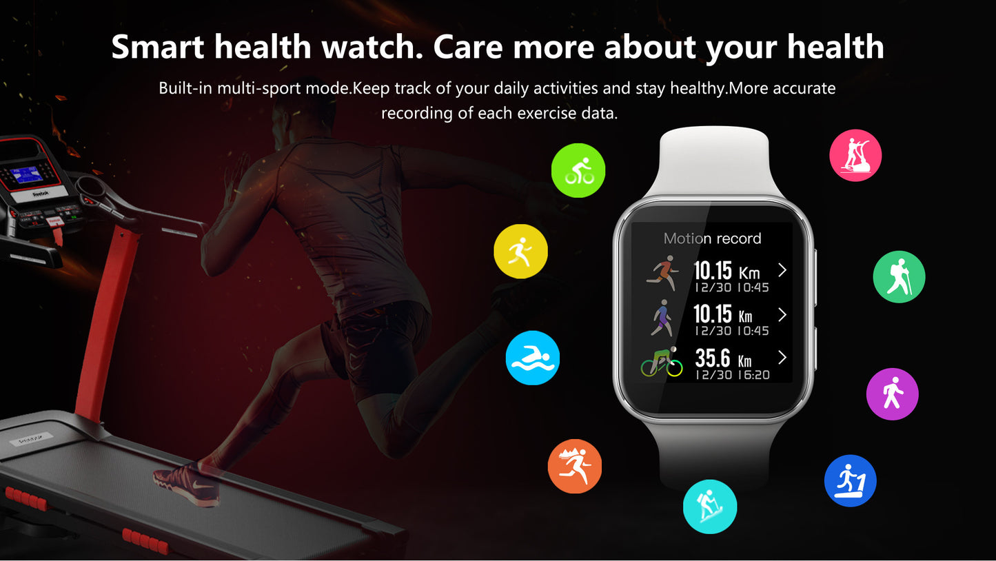 P8 SE GTS Smart Watch: Men's Full Touch Fitness Bracelet