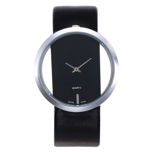 Stylish Openwork Dial Women's Quartz Watch