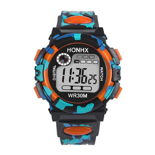 Durable Digital Camouflage Sports Watch