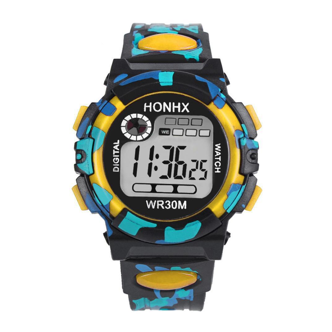 Durable Digital Camouflage Sports Watch