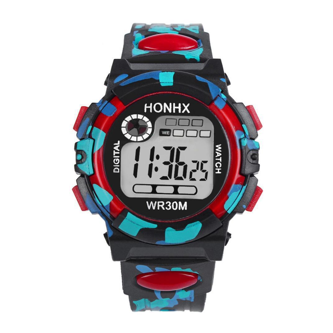 Durable Digital Camouflage Sports Watch