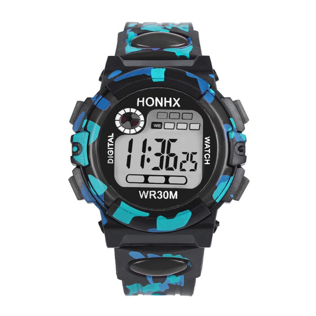 Durable Digital Camouflage Sports Watch