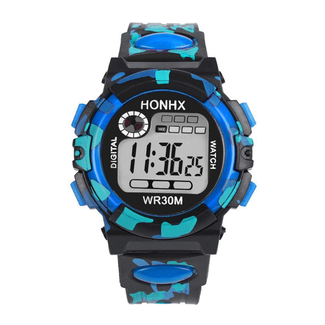 Durable Digital Camouflage Sports Watch