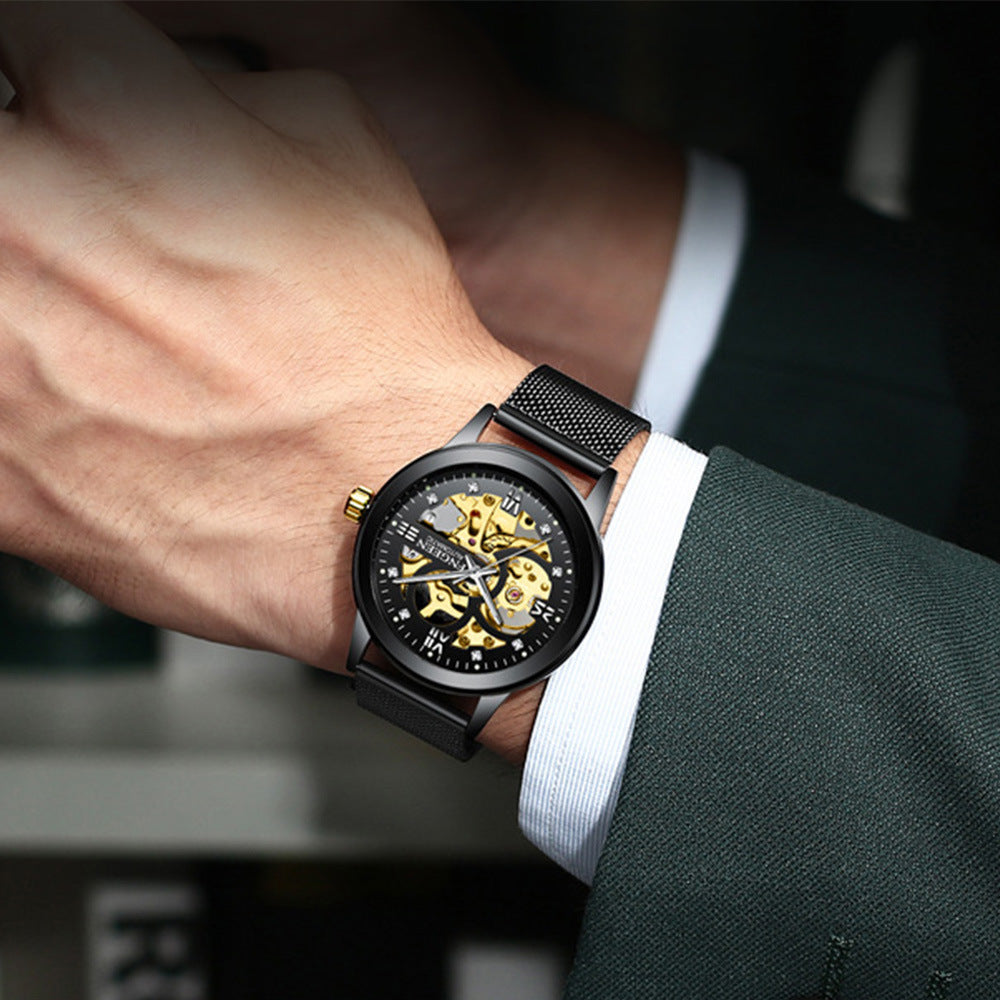 Men's Luxury Luminous Mechanical Steel Watch