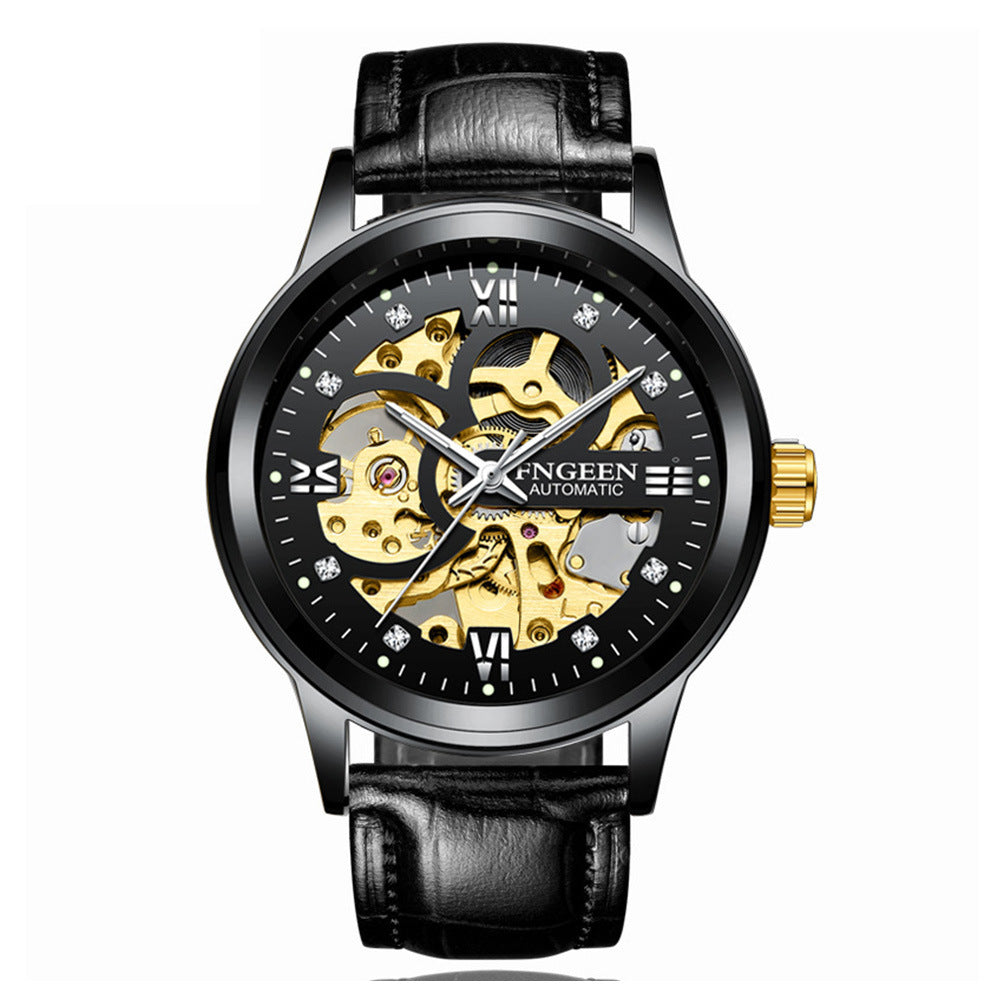 Men's Luxury Luminous Mechanical Steel Watch